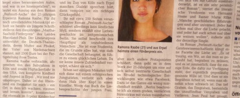 „Rheinromantikerin mit Berliner Flair“ – Artikel in der Rhein-Zeitung
