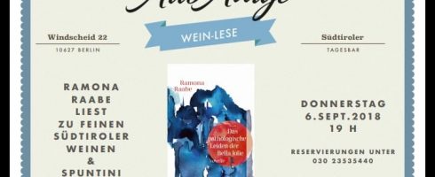 „WEIN-LESE“ IM ALTO ADIGE BERLIN-WILMERSDORF